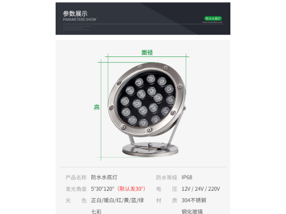 led燈射燈施工辦法,景觀